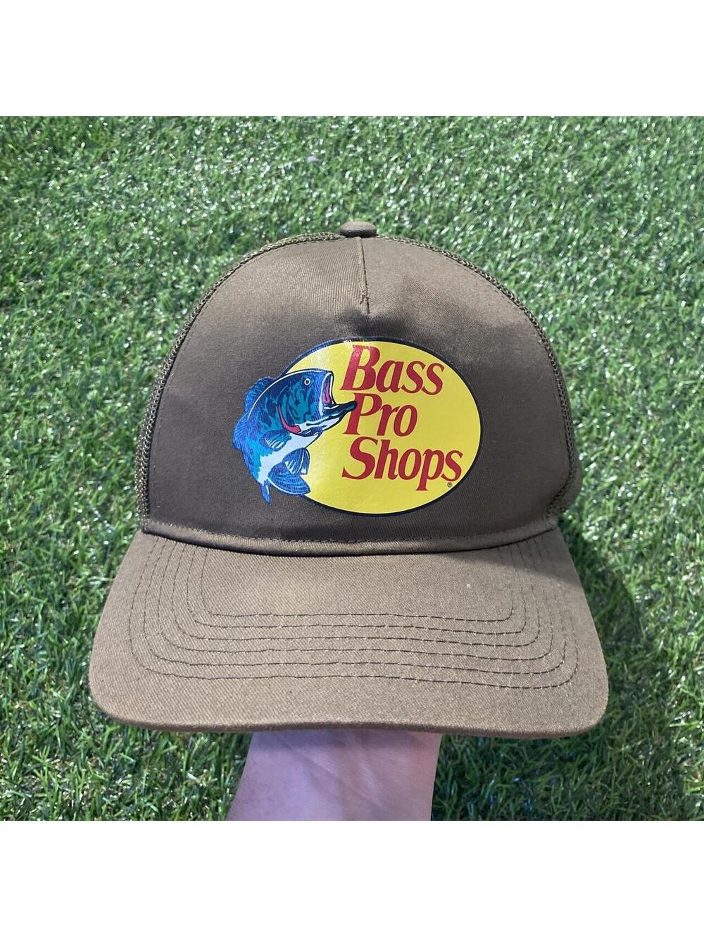 Bass Pro Shops brown trucker hat